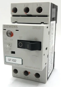 Interruptor de arranque del motor Siemens SIRIUS 3RV1011-0CA10 G/041129 0,18-0,25 amperios - Imagen 1 de 7
