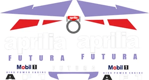 Pegatinas compatibles con Aprilia Futura 125 AF1 , Futura decals , stickers - Imagen 1 de 2