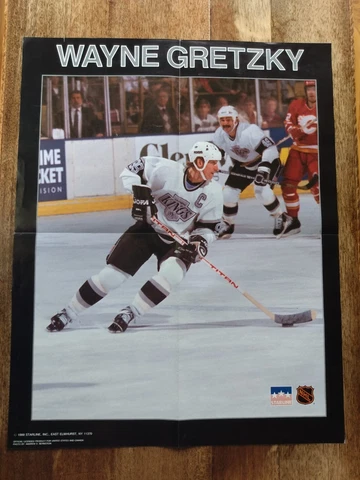 1989 Starline Poster, LA Kings' New Centre, Wayne Gretzky, 16"x 20" (folded) Cover