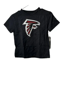 Outerstuff Kids Atlanta Falcons Short Sleeve Crew Neck T-Shirt, Black,Medium 5/6 - Picture 1 of 4