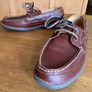 West Marine Oxblood Boat Shoes Mens 11 M - Picture 1 of 11