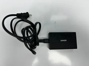 Anker PowerPort Speed 5-Port Wall Charger A2124 Black 40W Free Shipping - Picture 1 of 3