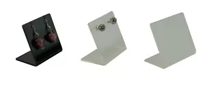 Orecchino acrilico sottile 4 tacche display borchie pendente vetrina gioielli (piccoli) - Foto 1 di 7