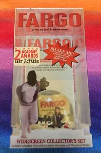 Fargo 1996 VHS/Numbered Snow Globe Collector's Set Joel & Ethan Coen SEALED SET - Picture 1 of 6