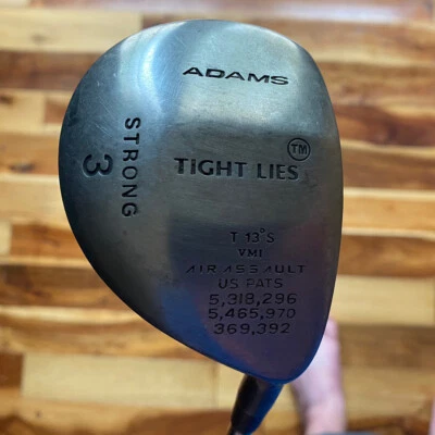 RH Adams Tight Lies Strong 3 Wood ⛳️ Regular Flex Steel - Image 1 of 4