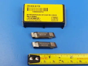 PH HORN 229.0030.60 P20 Insertos de torneado indexables x 2. Ancho de corte 6mm. - Imagen 1 de 2