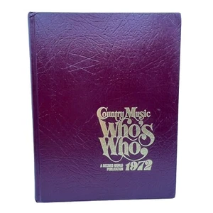 Vintage 1972 Country Music Who's Who by Record World Nice Photos Musicians Stars - Bild 1 von 13