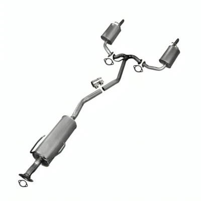Resonator Pipe Muffler Exhaust System Kit fits: 2003-2008 Mazda 6 2.3L Non-Turbo - Image 1 of 4