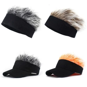 Beanie Party kurze atmungsaktive Herren lustige Haare Frauen Perücke weiche Kappen Outdoor - Bild 1 von 28