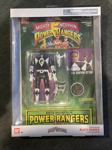 VERSIEGELT NEU 1994 Mighty Morphin Power Rangers Auto Flip Head BLACK RANGER Bandai - Bild 1 von 7