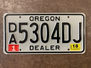 OREGON DEALERS LICENSE PLATE - Picture 1 of 2