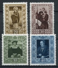 LIECHTENSTEIN 1953 QUADRI GALLERIA SERIE COMPLETA MNH** UNIFICATO 273/276