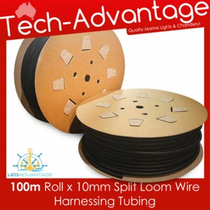 Tubo protector de cableado conducto telar dividido eléctrico 100mtr x 10mm barco caravana - Imagen 1 de 4