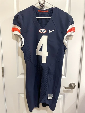 University of Virginia UVA Taquan Mizzell Team Issued #4 Football Jersey Sz 40 Cover