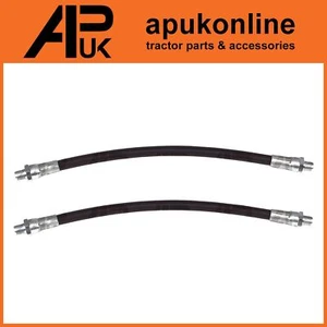 2x Grease Gun Hoses Flexible Tubes for JCB Excavator Backhoe Loadall Fastrac - Picture 1 of 2