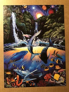 RIESE LASSEN - UNITED NATIONS (WFUNA) ART GRAPHIC - 1992 - CLEAN OCEANS - Picture 1 of 8