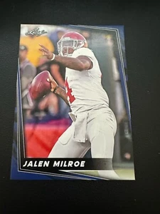 2024 Leaf Football Jalen Milroe #26 Alabama Crimson Tide - Picture 1 of 6