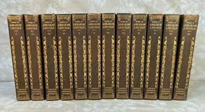Complete Works of Abraham Lincoln 12 Vols Ltd Edition # 675/2k Lincoln Memorial - Image 1 of 4