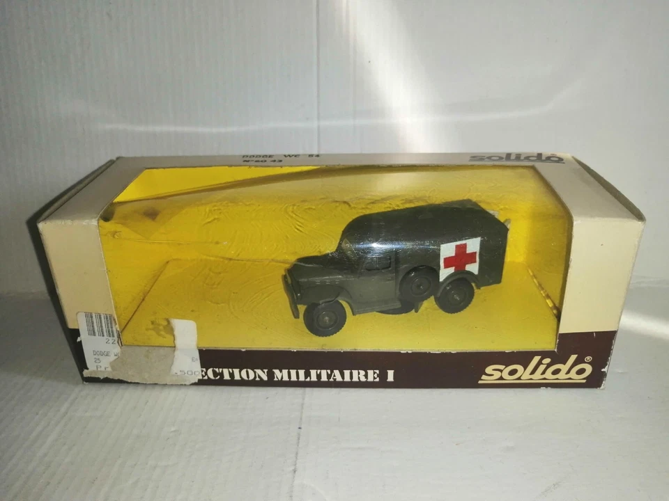 DODGE WC 54 AMBULANCE N°6043 COLLECTION MILITARE SOLIDO SCALA 1/43 - Immagine 1 di 1