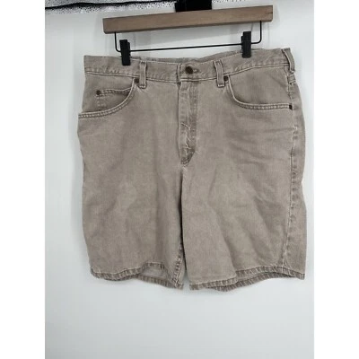 Pantalones Cortos Vaqueros Rider Vintage Color Crema/Bronceado Talla 36 Foto 1 de 3