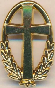 Katholischer Seelsorger, vergoldet, Befestigung Typ PIN’S, ohne Zulassung, Beraudy (8516) - Bild 1 von 2