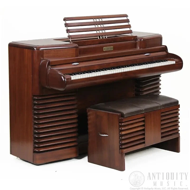 1939 RCA Story & Clark "Storytone" Electric Piano and Bench Foto 1 de 2