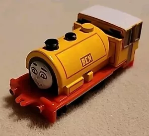 ERTL 1991 Thomas the Tank Engine & Friends BEN Yellow Train Diecast Vintage - Picture 1 of 6