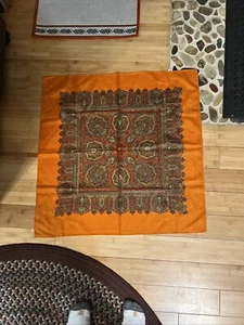Vintage Scarf Square Ethnic Style - Picture 1 of 8