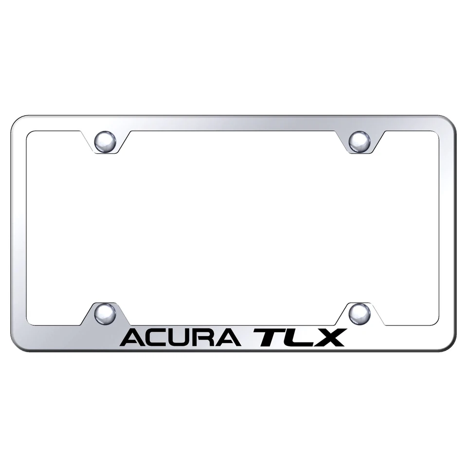 Marco de matrícula de cuerpo ancho con logotipo grabado láser Acura TLX Foto 1 de 3