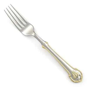 Wallace GOLD NAPOLEON BEE Dinner Fork Stainless Golden Bee 18/10 Silverware - Picture 1 of 1