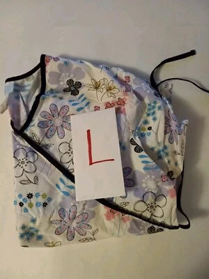 Medical Scrub Top L Floral - Image 1 of 2