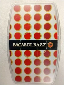 Bacardi Razz Playing Cards in Acrylic Box Excellent Condition Complete RARE - Picture 1 of 7