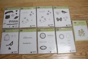 8x Stampin Up Stamp Lot Set Kit - Picture 1 of 6