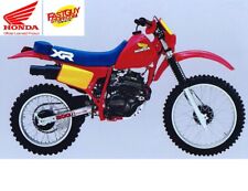 LICENSED HONDA VINTAGE 1984 XR200R Tank Wing decal stickers XR200 Vinduro XR 