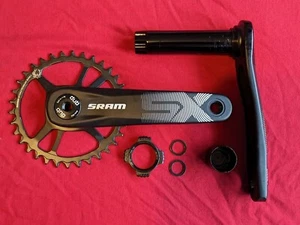 Juego de platos y bielas SRAM Eagle SX Dub 12 velocidades 34t 170 mm 6 mm desplazados uno por NUEVO - Imagen 1 de 10