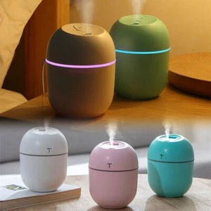 220ml Portable USB LED Mini Car Home Humidifier Aroma Oil Diffuser Mist Purifier - Picture 1 of 18
