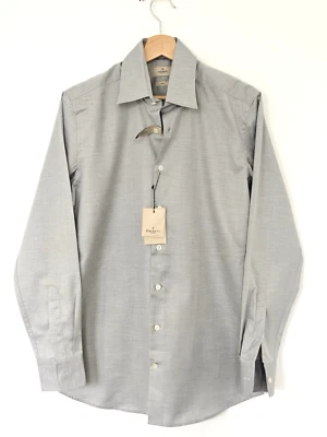 Hackett Mayfair Twill Men's Shirt Grey J- Fit Medium - Image 1 of 4