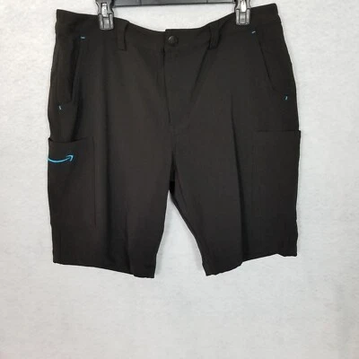 Pantalones Cortos Carga Elásticos Uniforme Logo Amazon LULY YANG Negros Talla Grande Foto 1 de 4