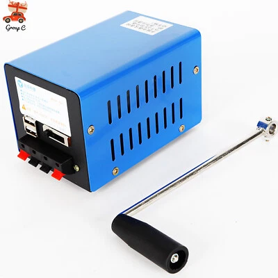 Mini Handkurbel Generator Outdoor Notfall-Ladeger?t Mit USB Ladeger?t Power Bank - Bild 1 von 4