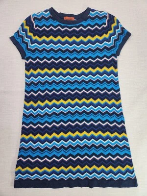 Missoni For Target Small Chevron Knit Dress Short Sleeve Multicolor Women  - Image 1 of 4