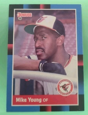 1988 Donruss - Mike Young #396 - Baltimore Orioles  - Image 1 of 2
