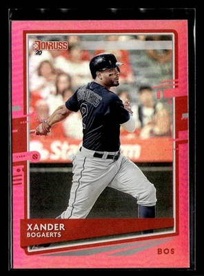 2020 Donruss Xander Bogaerts #75 Holo Pink - Image 1 of 2