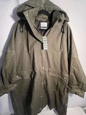 Urban Outfitters Jacket Mens Hooded Streetwear Coat Expandable M/L Oversized NWT - Image 1 of 4
