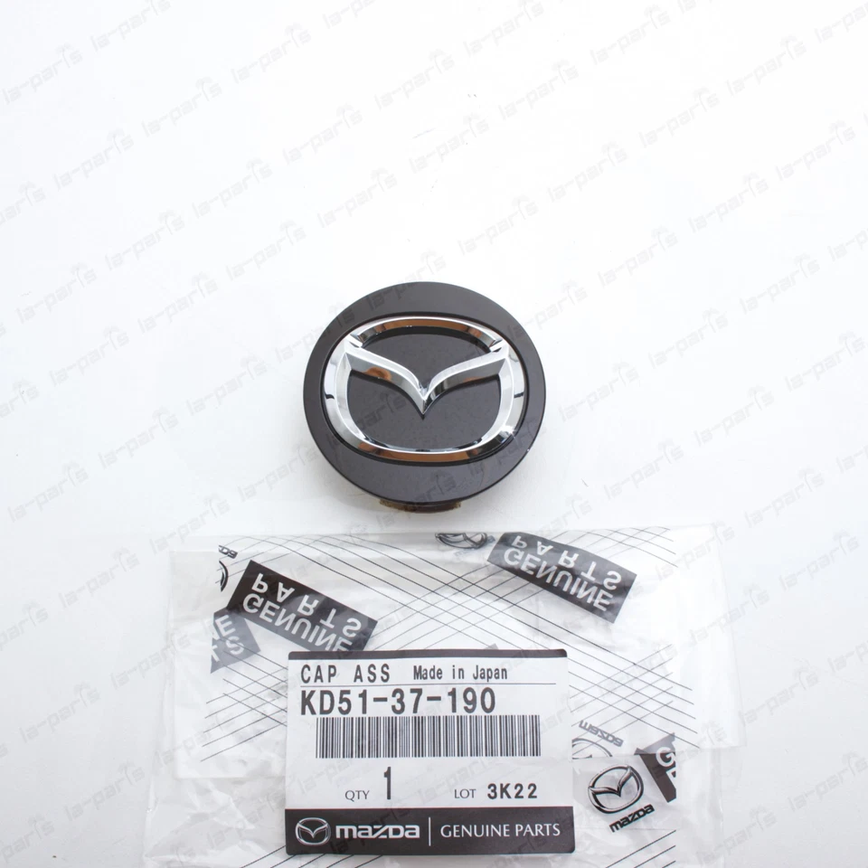 4pcs Black Wheel Rim Center Cap 56mm Emblem Hub Cover for Mazda