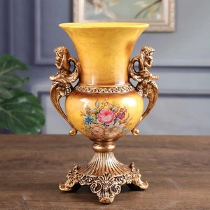 Exquisite Flower Vase Desktop Ornament Home Living Room Table Gift Kitchen - Picture 1 of 7