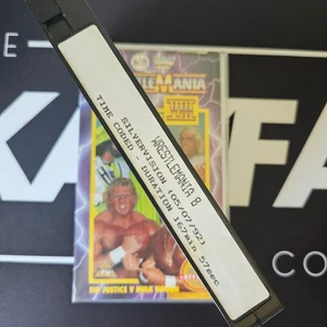 Promo Test VHS WWF WrestleMania 8 Silver Vision Wrestling - Picture 1 of 5