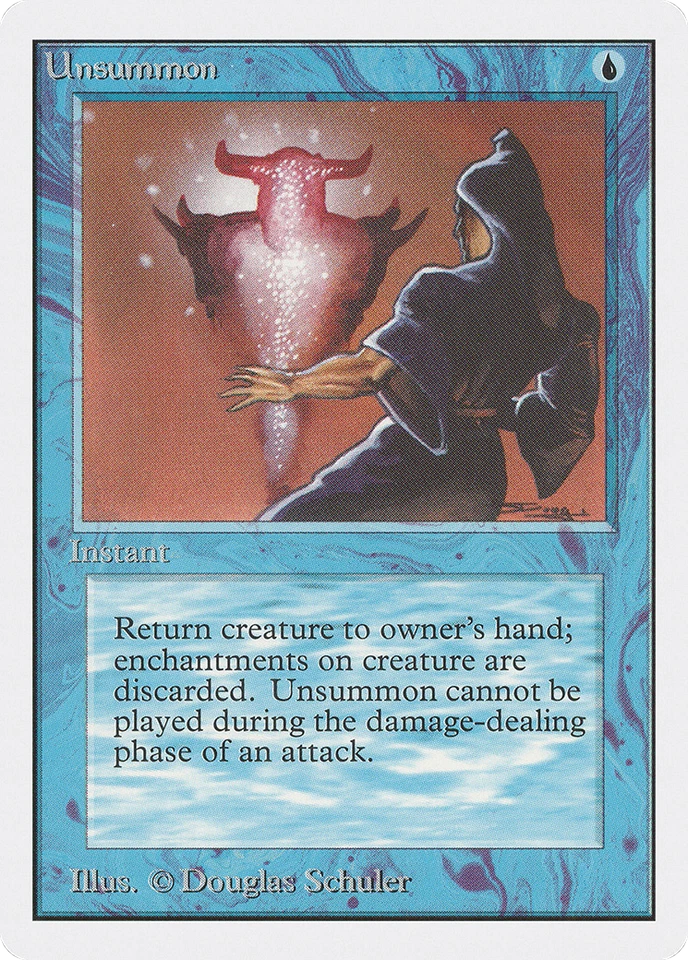 Unsummon (MP) Unlimited Edition 2ED Magic MTG - Image 1 of 1
