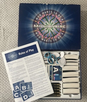 Who Wants To Be A Millionaire Family Fun Board Game 1999 Complete - Image 1 of 4