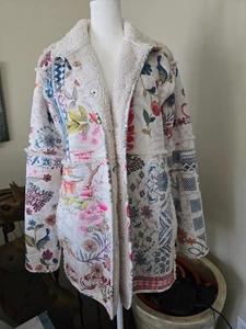 Johnny Was Gigianna Boxy Suede Coat - Doxy - NWT - S - Picture 1 of 8