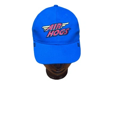 Raro Azul Bordado Air Hogs Mediados de los años 00 Prueba Piloto Gorra Ajustable Gorra de Pelota Foto 1 de 4